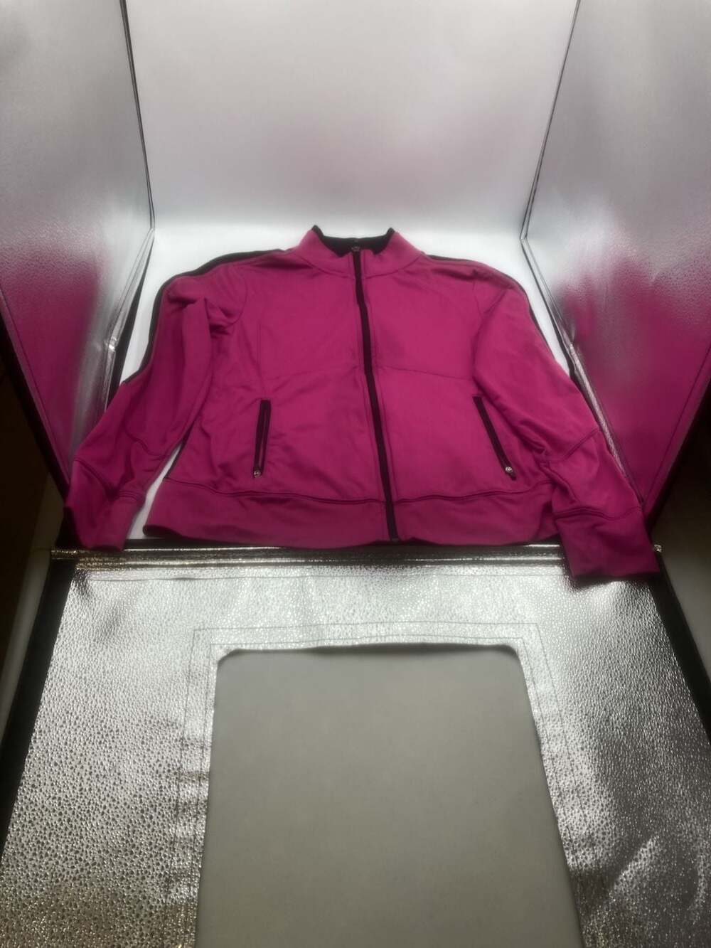 Champion Hot Pink Zip Up Jacket Size Large